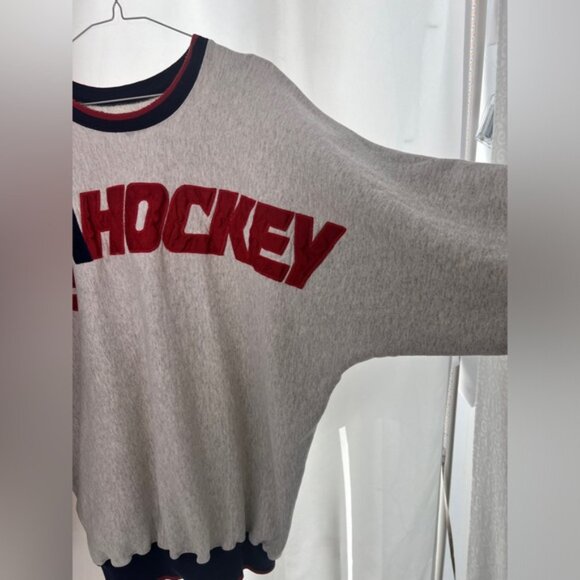 RARE VINTAGE 90s team USA Olympic HOCKEY SWEATSHIRT - Picture 2 of 6
